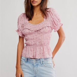 NWT • Free People Adore You Blouse - size small